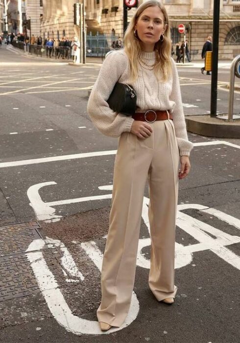 10 X De leukste looks met een beige pantalon